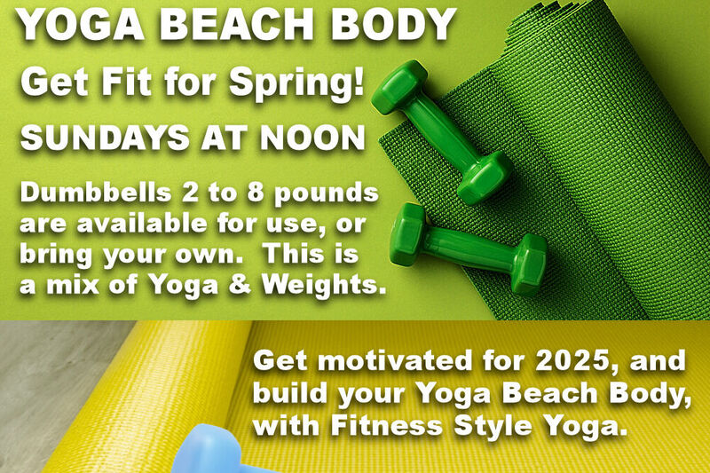 YOGA BEACH BODY - Fitness Yoga with Dumbbells