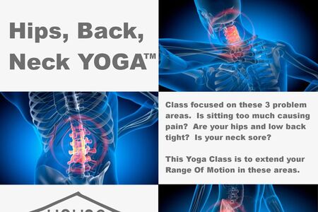 Hips Back Neck Yoga included.