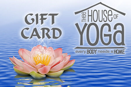 Gift Cards for Thee House of Yoga